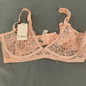 LeMystere 38D pink lace New